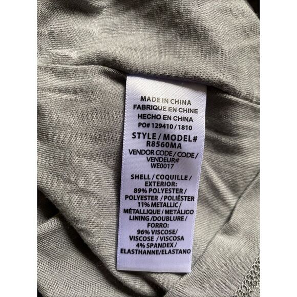 Splendid x Margherita Romper Size XL Metallic Floral Long Sleeve Missoni NEW - Picture 5 of 7